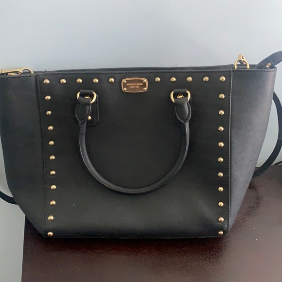Michael Kors Voyager Studded Handbag